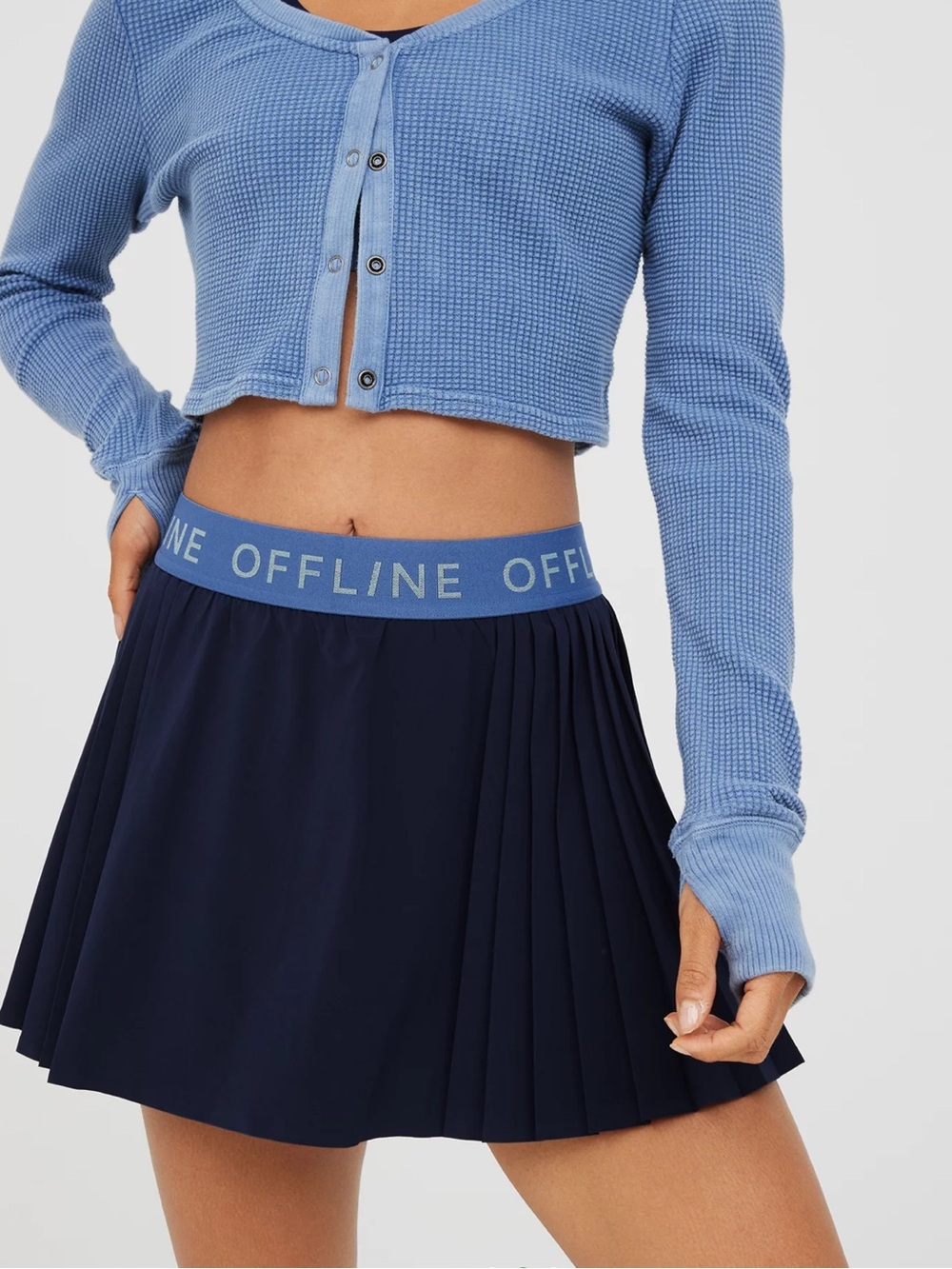 Offline by Aerie Goals Skort - pleated with built in shorts Size XSmall